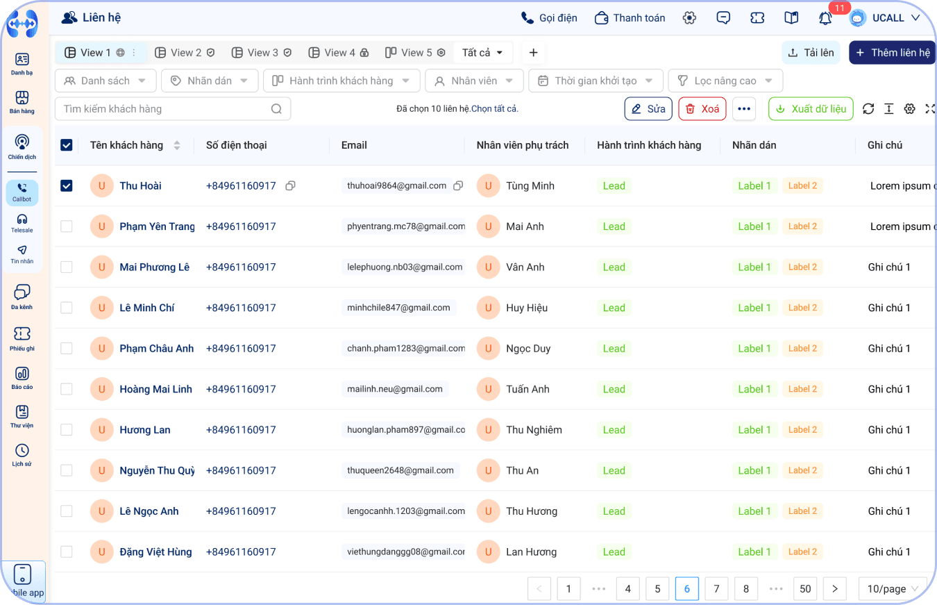 tổng đài tích hợp CRM