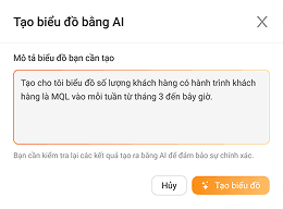 Tạo biểu đồ bằng AI